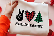 Peace Love Christmas Tree PNG Design, a Seasonal Illustration by CrexoraLab (Thumbnail 2 of 4)