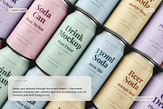 330ml Soda Can Mockup, a Packaging Mockup by Toasin Studio (Thumbnail 3 of 7)