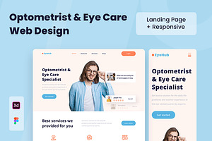 Optometrist & eye care Web Design