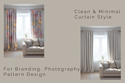 Curtain Mockup Set – 5 PSD Scenes, a Household Mockup by Vika_Softlife (Thumbnail 6 of 9)