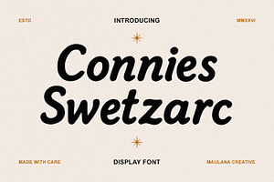 Connies Swetzarc Aesthetic Font