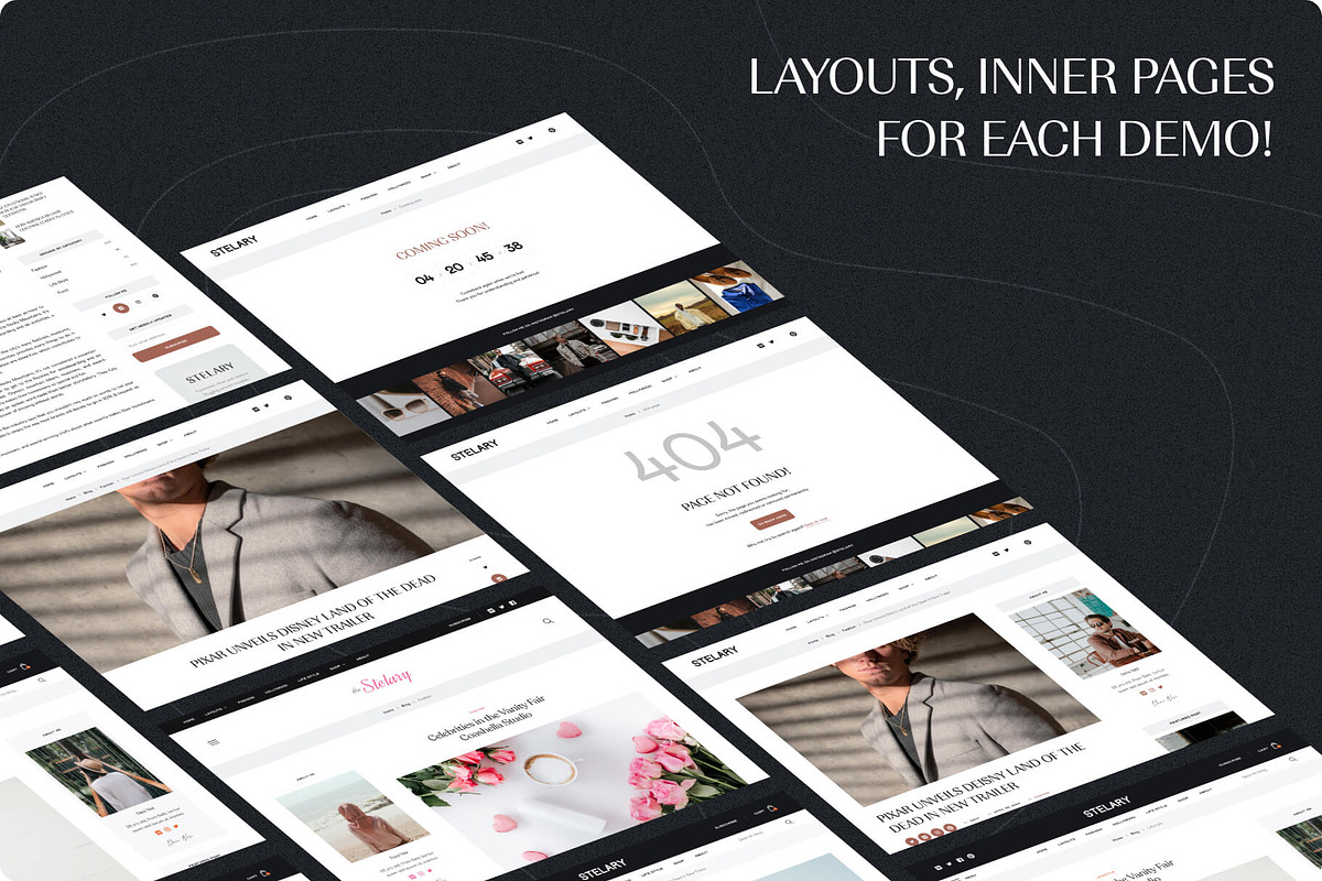 Stelary Multi-Purpose Blogging Figma, an UI Kit Template by UniStudio (Photo 3 of 4)