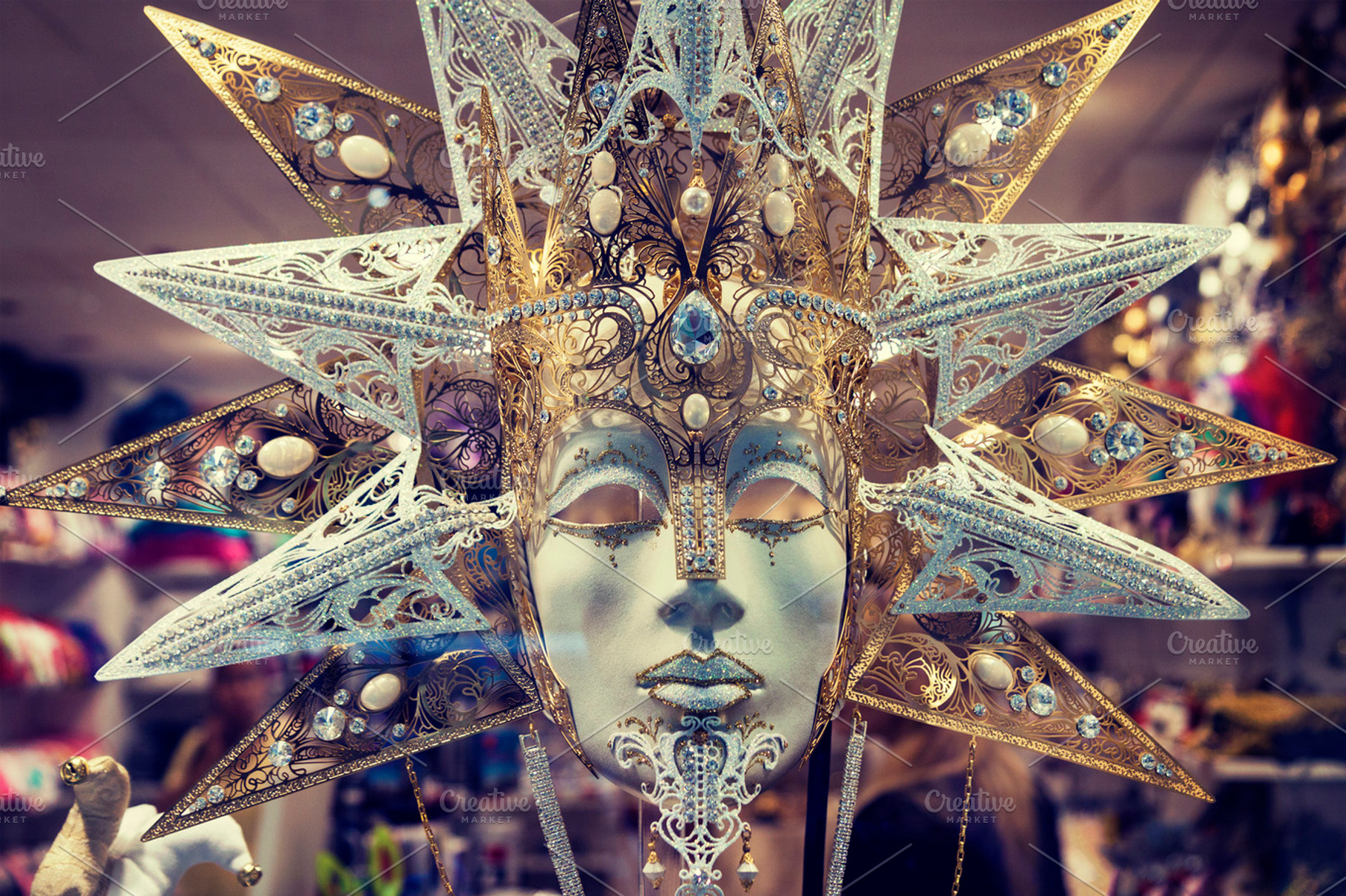 Luxury carnival mask in venice, an Arts & Entertainment Photo by BOOCYS