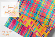 Bright Colorful Plaid Digital, a Pattern Graphic by Lucyinyourheart (Thumbnail 7 of 10)