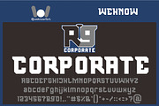 Republic Nine Font, a Font by weknow (Thumbnail 3 of 9)