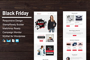 Black Friday - Email Template, an Email Template by FourDinos (Thumbnail 1 of 3)