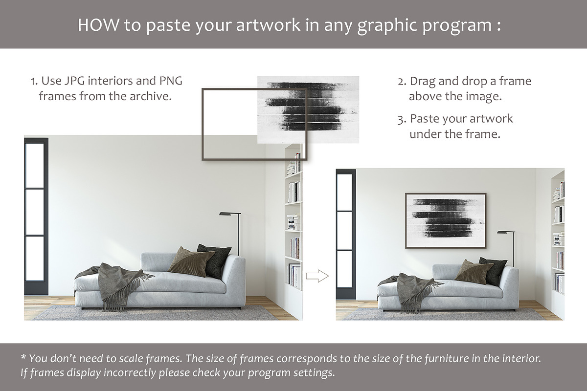 MINIMALIST HOME Wall&Framr Mockups, a Poster Template by MyHomeMockups (Photo 11 of 11)