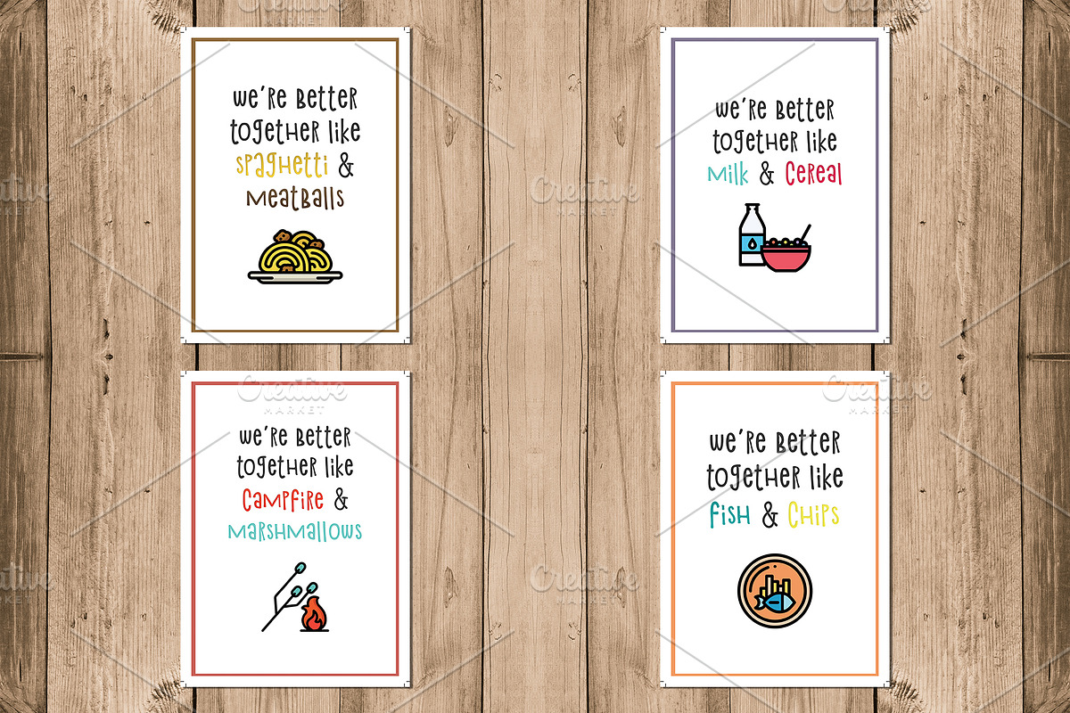 8 Valentine's Day Cards, a Card Template by Cyrah's Collection (Photo 3 of 3)