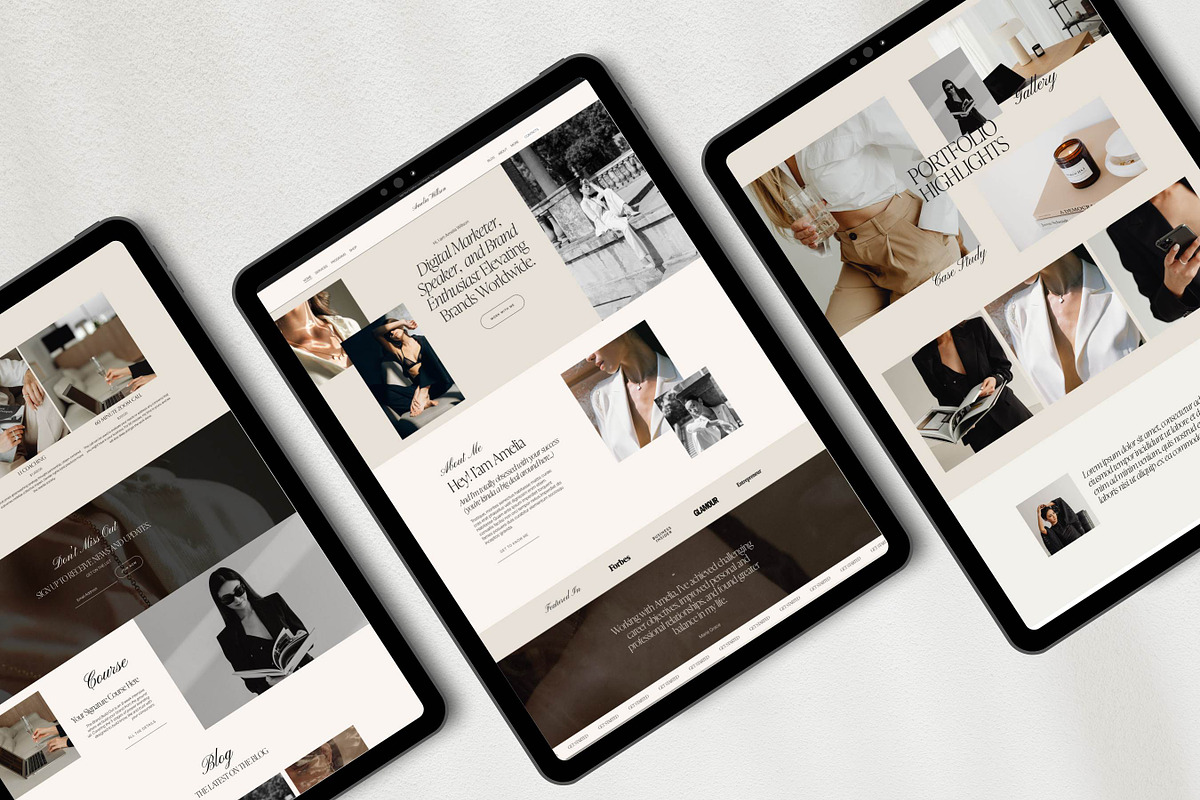 Squarespace Website Template, a Squarespace Template by Presentibox (Photo 7 of 11)