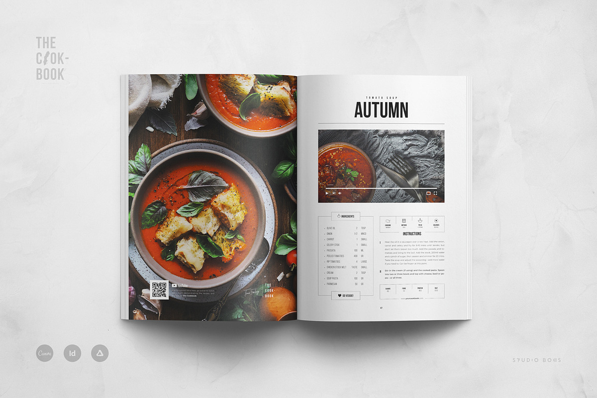 Cookbook | Recipe Book, a Brochure Template by Studio Bons (Photo 24 of 34)