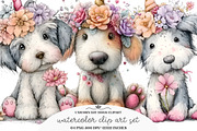 Whimsical Unicorn Day Dogs Clipart, an Illustration by GatewayDesign (Thumbnail 1 of 3)