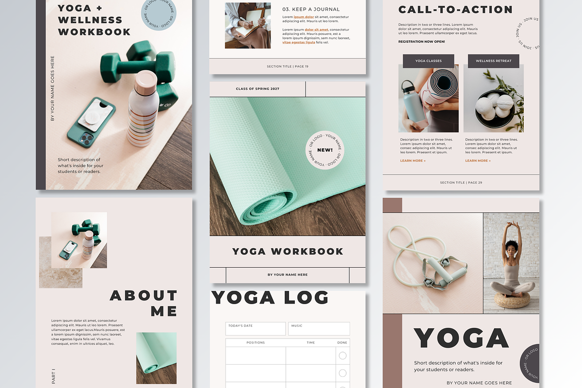 Canva Workbook Template | CLARA, a Marketing Template by Erin Cassidy (Photo 2 of 10)