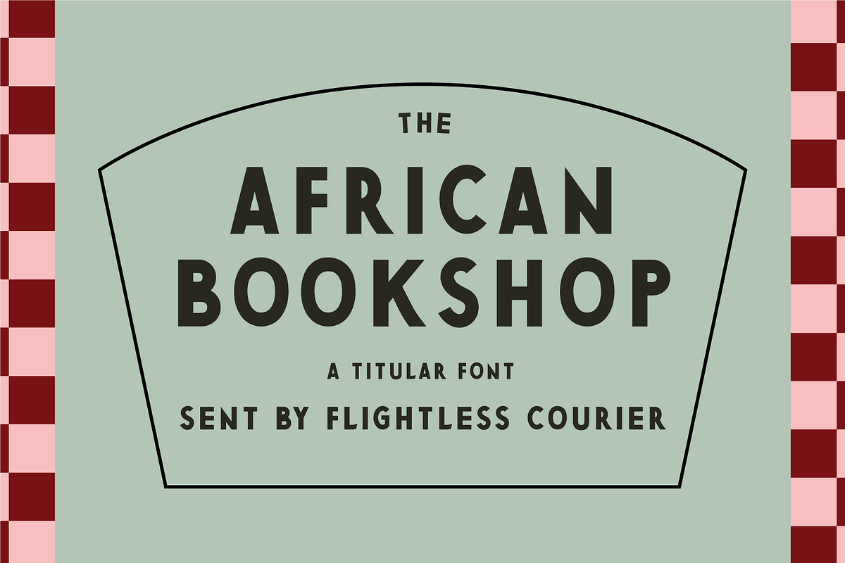 Titular Font - The African BookShop, a Sans Serif Font by Emma Make (Photo 3 of 12)