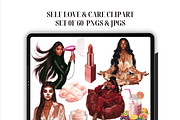 Self Love Clipart, an Illustration by CraftCrateShop (Thumbnail 1 of 8)