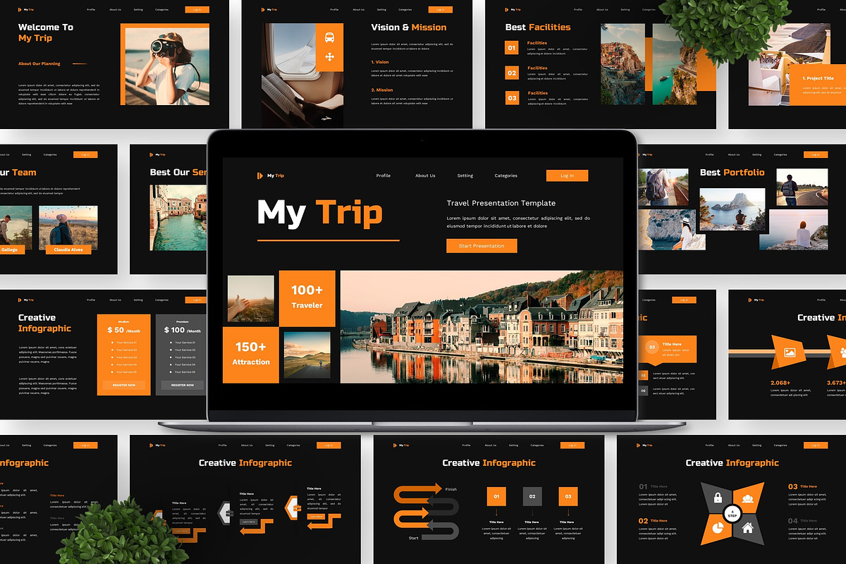 My trip - Travel Powerpoint preview 5