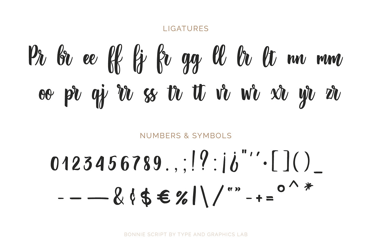 Bonnie Script, a Script Font by Type and Graphics Studio (Photo 5 of 9)