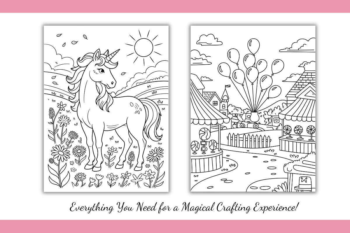 150+ Spring Coloring Pages Bundle, a Stationery Template by Daffodil Dream Studio (Photo 3 of 4)