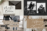 The Modern Wedding Font Bundle, a Script Font by Timurtype (Thumbnail 4 of 8)
