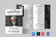 Funeral Program Template | Obituary, a Brochure Template by Designscozy (Thumbnail 4 of 8)
