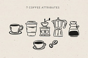 Coffee Culture Clipart, a Person Illustration by Teresa Art Store (Thumbnail 4 of 9)