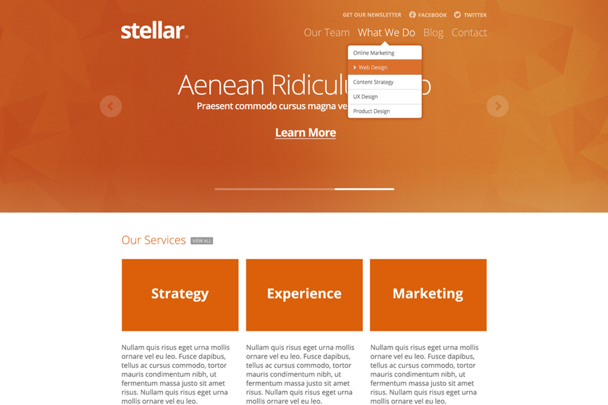 Stellar, a Websites & App Template by Built Blake (Photo 2 of 2)