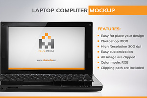 Laptop Computer Mockup
