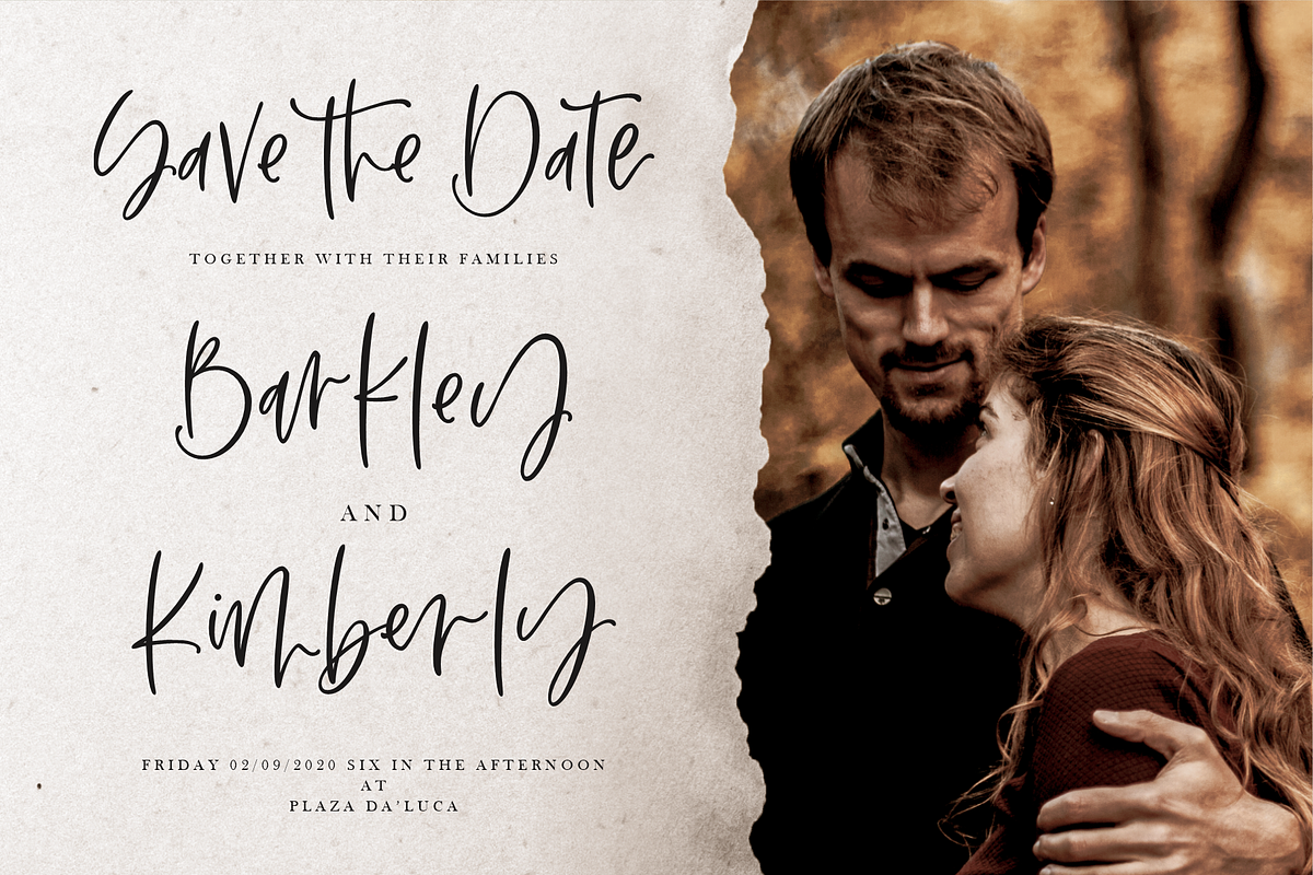 Aesthetic – Modern Calligraphy Font, a Script Font by RedyStudio (Photo 6 of 13)