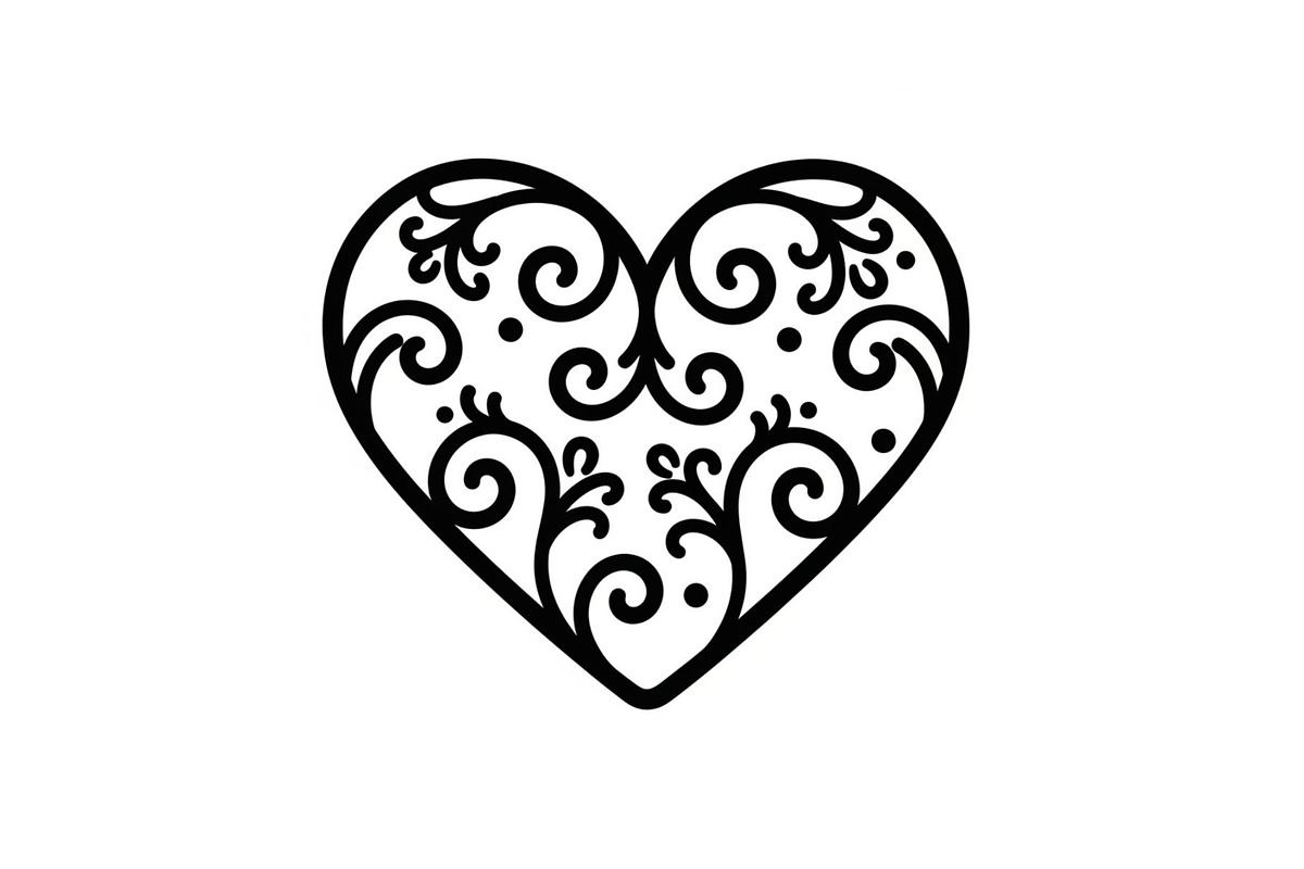 Ornate Heart Vector Bundle, an Illustration by Designs_River (Photo 3 of 51)