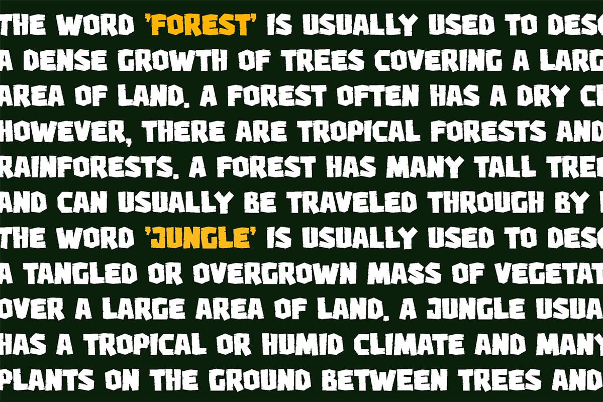 River Adventurer - Block Font, a Sans Serif Font by tokokoo (Photo 8 of 13)