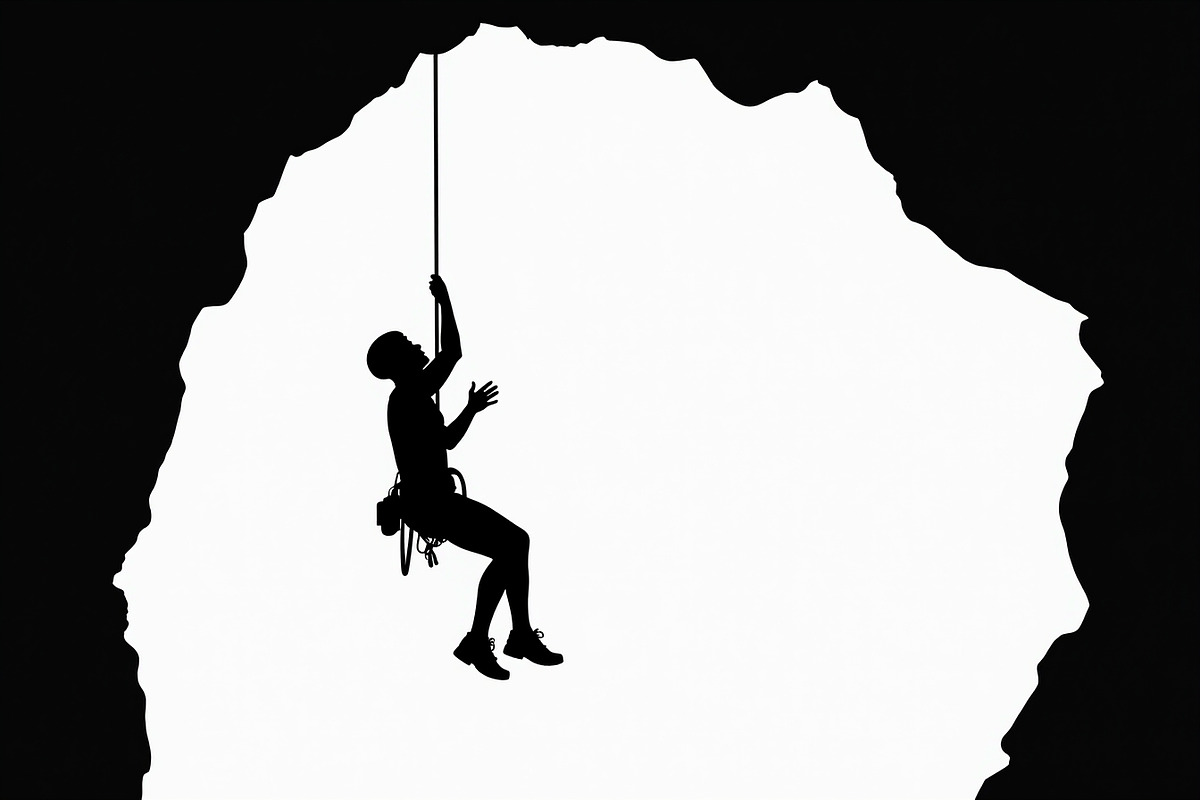 Mountain Climber Silhouette Set, an Illustration by Amazin_art (Photo 17 of 21)