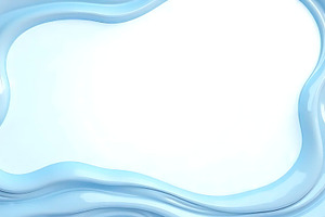 Soft Blue Liquid Lines With Copy Foc, a Photo by LOGOCREATIVE