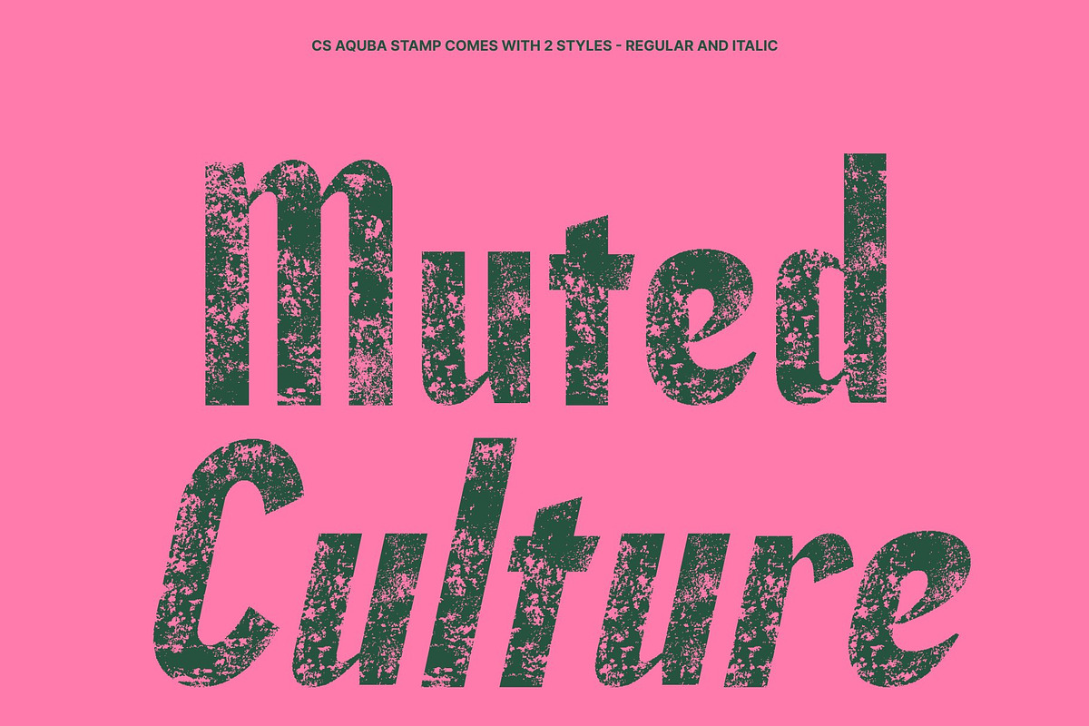 CS Aquba Stamp, a Sans Serif Font by Craft Supply Co. (Photo 2 of 8)