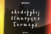 Script font Little Wonder brush, a Script Font by Itsmesimon (Thumbnail 5 of 12)