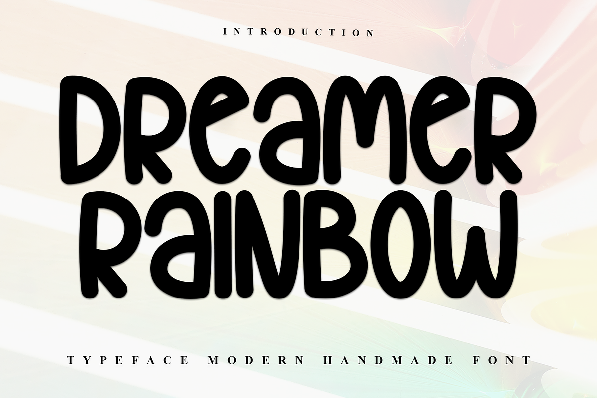Dreamer Rainbow, a Serif Font by InermediaSTUDIO (Photo 1 of 7)