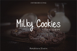 Milky Cookies - Font Duo