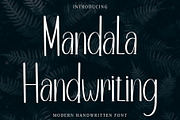 Mandala Handwriting, a Handwritten Font by InermediaSTUDIO (Thumbnail 1 of 8)
