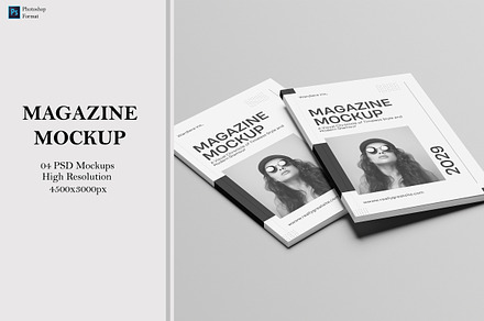 Magazine Mockup, a Books & Magazine Mockup by Ataku Design