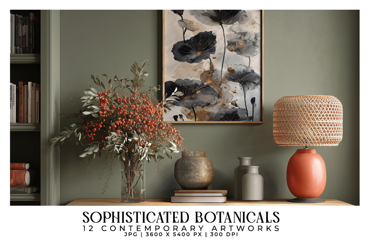Sophisticated Botanicals, a Decorative Illustration by Digital Art Creations (Photo 5 of 7)