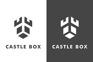 Castle Box Logo Design Icon, a Branding & Logo Template by Morvana Crew