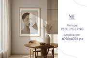 A1 Wall Frame PSD PNG Mockup, a Mockup by Mie Mockup Studio (Thumbnail 3 of 7)