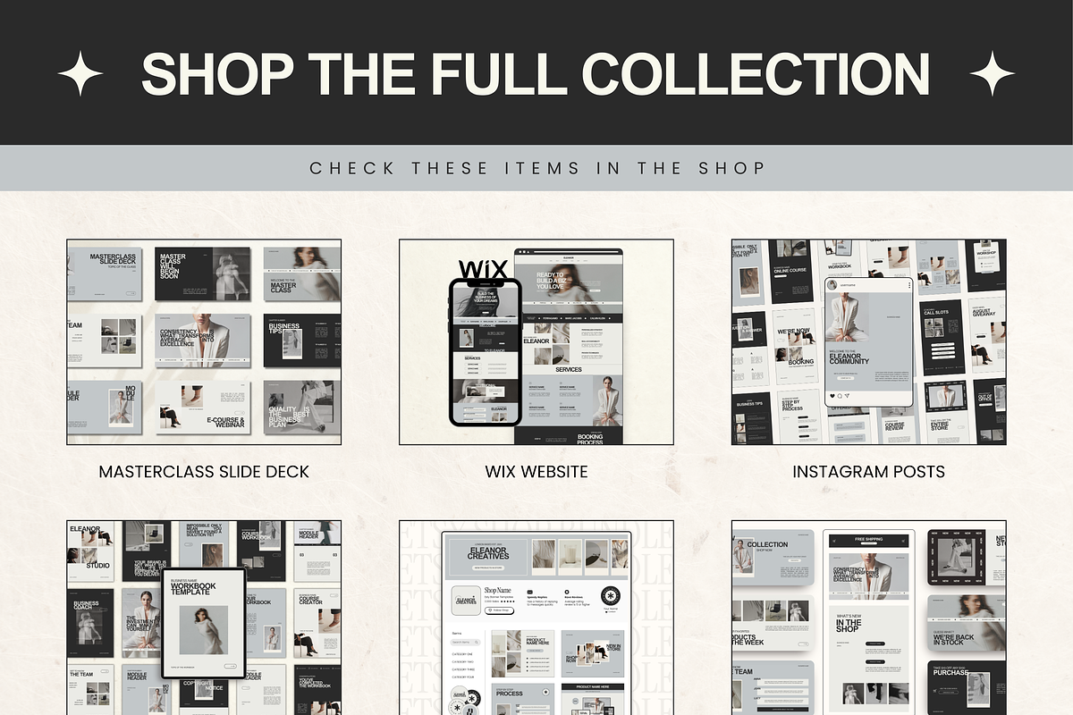 Canva Modern Branding Kit Template, a Branding & Logo Template by Branding Babe Co. (Photo 9 of 9)