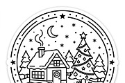 49 Christmas Packaging Gift Icons, an Outline Icon by adenpinkstore (Thumbnail 13 of 18)
