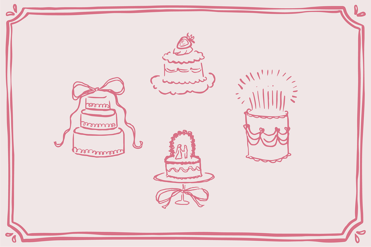 Assorted Cake Clipart!, an Illustration by Jordyn Grace Design (Photo 5 of 6)