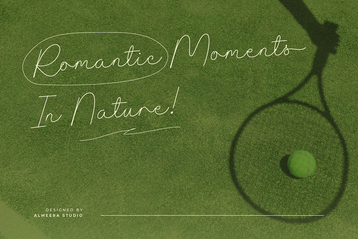 Estrader — A Handwritten Script Font, a Script Font by Almeera Std (Photo 3 of 10)
