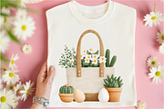 Farmhouse Easter Clipart, an Illustration by Libby Wishes (Thumbnail 7 of 7)