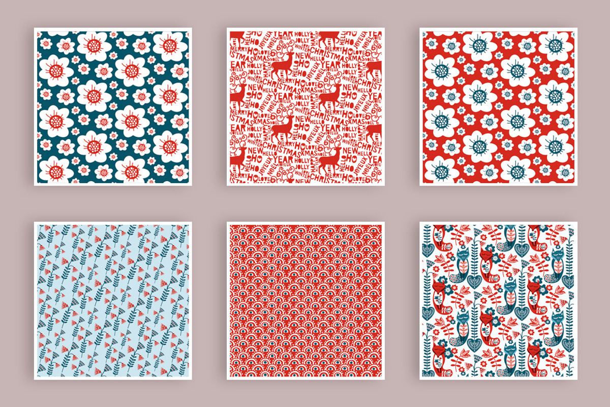 20% OFF! 30 Scandinavian Patterns, a Pattern Graphic by Chus Moreno Studio (Photo 6 of 9)