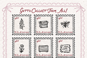 Bee Clipart, Beekeeping Doodles, an Object Illustration by The October Creative (Thumbnail 6 of 6)
