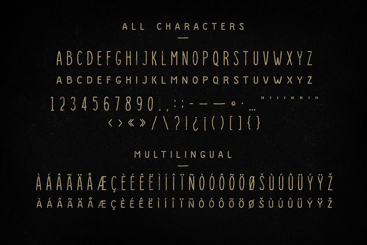 Dutchy - Vintage Type Family +Extras preview 3