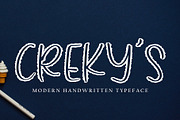 Crekys, a Handwritten Font by pineungtype (Thumbnail 3 of 5)