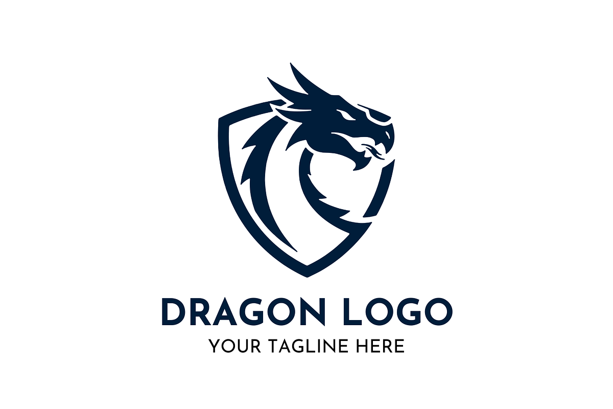 Dragon Powerful Emblem Logo Design, a Branding & Logo Template by Megafox Studio (Photo 1 of 2)